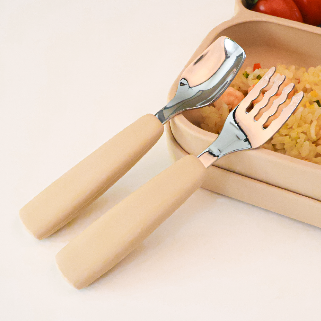 Toddler Spoon & Fork Set with Case