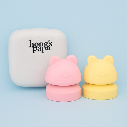 Bear Pouch Topper (2 Set with a case)