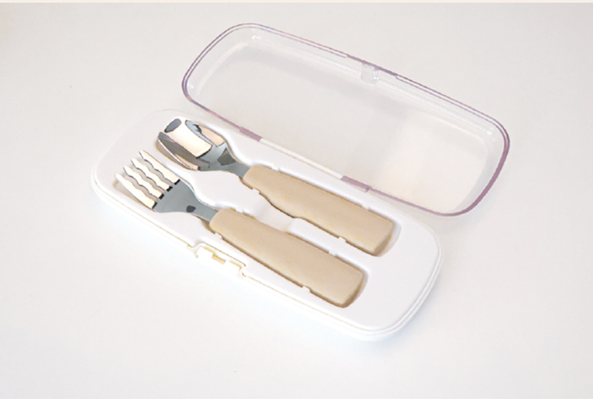 Toddler Spoon & Fork Set with Case