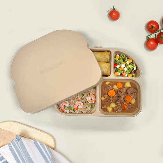 Pané Silicone Suction Plate (with lid)