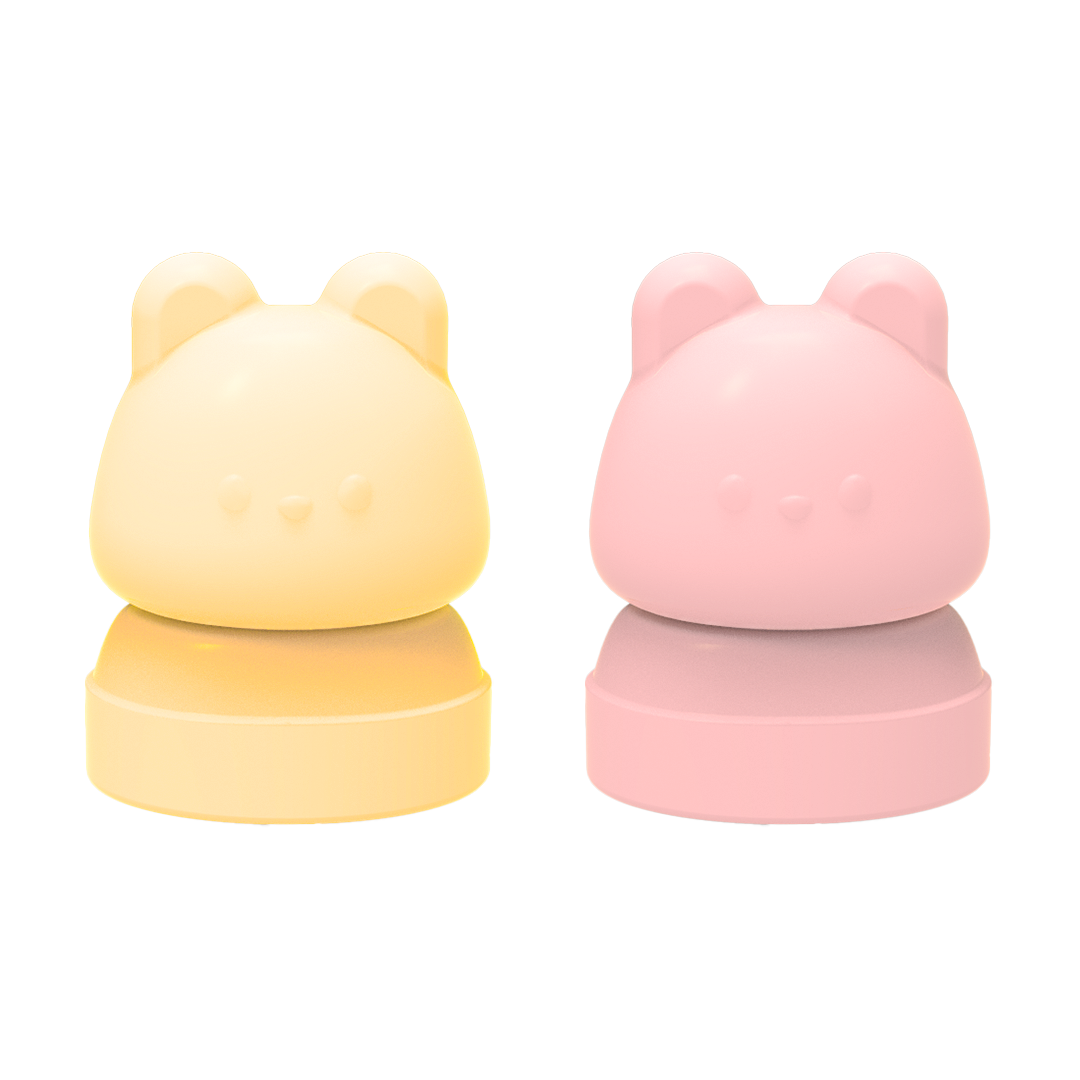 Bear Pouch Topper (2 Set with a case)